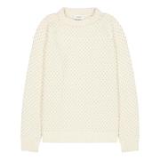 Hotfix Crystal Crewneck Sweater Laneus , Beige , Dames