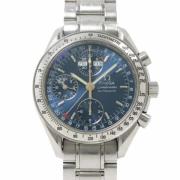 Pre-owned Stainless Steel watches Omega Vintage , Blue , Heren