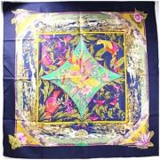 Pre-owned Fabric scarves Hermès Vintage , Multicolor , Dames