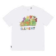 Lctxe Sniffing The Flowers T-shirt Element , White , Heren