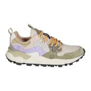 Suede Nylon Sneakers Flower Mountain , Multicolor , Dames