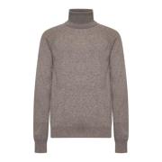 Beige Cashmere Turtleneck Sweater Saint Laurent , Beige , Heren