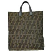 Pre-owned Canvas fendi-bags Fendi Vintage , Brown , Dames