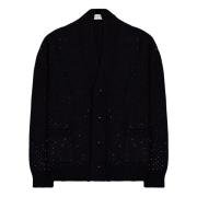 Hotfix Crystal Cardigan Laneus , Black , Heren