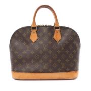 Pre-owned Canvas handbags Louis Vuitton Vintage , Brown , Dames