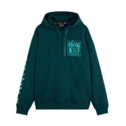 Artwork hoodie voor mannen Scotch & Soda , Green , Heren