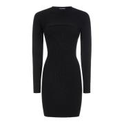 Elegante Gebreide Jurk Tom Ford , Black , Dames