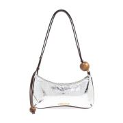 Zwarte Tourni Tas met Gouden Hardware Jacquemus , Gray , Dames