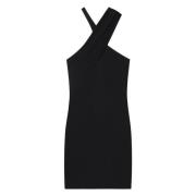 Criss Cross Maxi Jurk Courrèges , Black , Dames