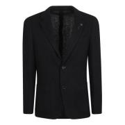 Stijlvolle Herenjas Aw24 Lardini , Black , Heren