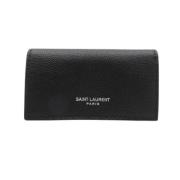 Pre-owned Leather key-holders Yves Saint Laurent Vintage , Black , Uni...