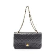 Pre-owned Leather chanel-bags Chanel Vintage , Black , Dames