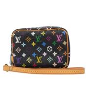 Pre-owned Canvas clutches Louis Vuitton Vintage , Black , Dames