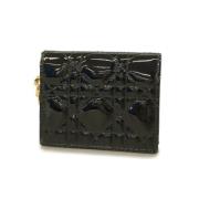 Pre-owned Fabric wallets Dior Vintage , Black , Dames