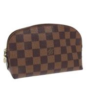 Pre-owned Canvas pouches Louis Vuitton Vintage , Brown , Dames