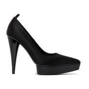 Zwarte Leren Plateaupumps Tom Ford , Black , Dames