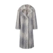 Grijze Julie Coat Stijlvolle Wintermode Stand Studio , Gray , Dames