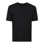 Halfmouw Katoenen T-shirt Majestic Filatures , Black , Heren