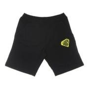 Zwarte Stencil Sweatshorts Iuter , Black , Heren