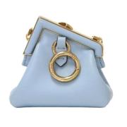 Pre-owned Leather fendi-bags Fendi Vintage , Blue , Dames