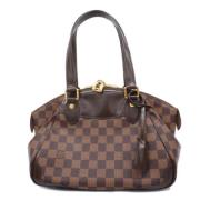 Pre-owned Fabric louis-vuitton-bags Louis Vuitton Vintage , Brown , Da...