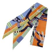 Pre-owned Silk scarves Hermès Vintage , Multicolor , Dames