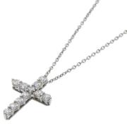 Pre-owned Platinum necklaces Tiffany & Co. Pre-owned , Gray , Dames