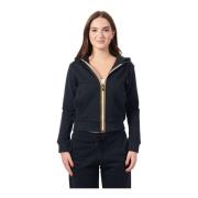 Zwarte Fleece Sportjas Deline K-Way , Black , Dames