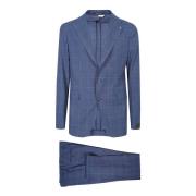 Single Breasted Suits Tagliatore , Blue , Heren