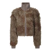 Bomberjack met hoge kraag Acne Studios , Brown , Dames