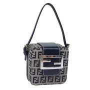 Pre-owned Canvas clutches Fendi Vintage , Blue , Dames