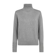 Gezellig Stijlvol Gebreide Coltrui Freequent , Gray , Dames