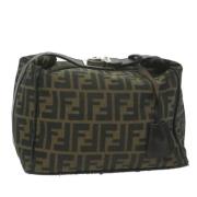 Pre-owned Canvas handbags Fendi Vintage , Brown , Dames