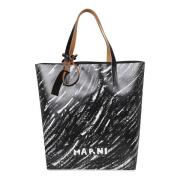 Zwarte Shopper Tas voor Vrouwen Marni , Black , Dames