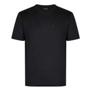 Tone on tone print t-shirt Emporio Armani , Black , Heren