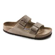 Klassieke Twee-Band Sandaal Birkenstock , Brown , Heren