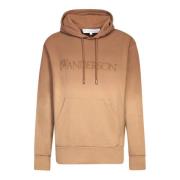 Bruine Hoodie met Kangoeroezak JW Anderson , Brown , Heren