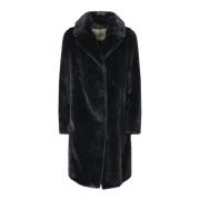 Zwarte Stijlvolle Jas Aw24 Herno , Black , Dames