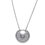 Pre-owned White Gold necklaces Cartier Vintage , Gray , Dames