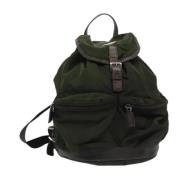 Pre-owned Nylon backpacks Prada Vintage , Brown , Dames