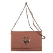 Pre-owned Leather shoulder-bags Fendi Vintage , Pink , Dames