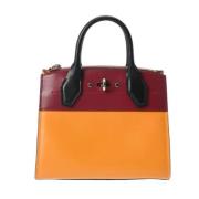 Pre-owned Leather louis-vuitton-bags Louis Vuitton Vintage , Orange , ...