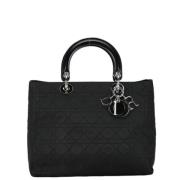 Pre-owned Leather dior-bags Dior Vintage , Black , Dames