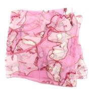 Pre-owned Silk scarves Chanel Vintage , Pink , Dames