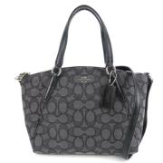 Pre-owned Canvas handbags Coach Pre-owned , Black , Dames