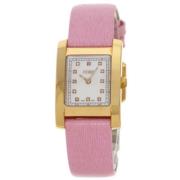 Pre-owned Leather watches Fendi Vintage , White , Dames