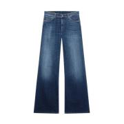 Klassieke Denim Jeans voor Dagelijks Gebruik Dondup , Blue , Dames