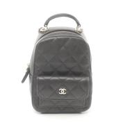 Pre-owned Canvas chanel-bags Chanel Vintage , Black , Dames