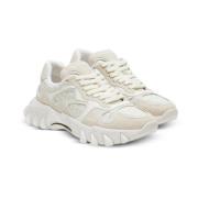 Leren sneaker Balmain , White , Heren