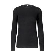 Matima O-Neck Tee Second Dames , Black , Dames